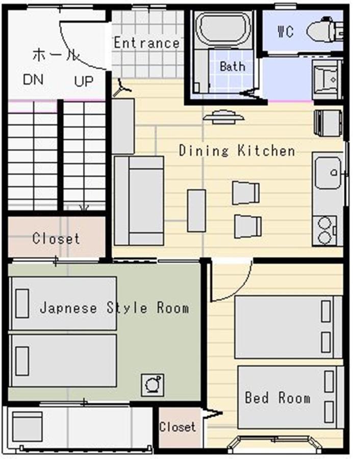 Cozy House J Apartment Осака Екстериор снимка
